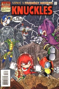 Sonic’s Friendly Nemesis Knuckles - Archie (3 - Sep 1996) comic book collectible [Barcode 071896469714] - Main Image 1