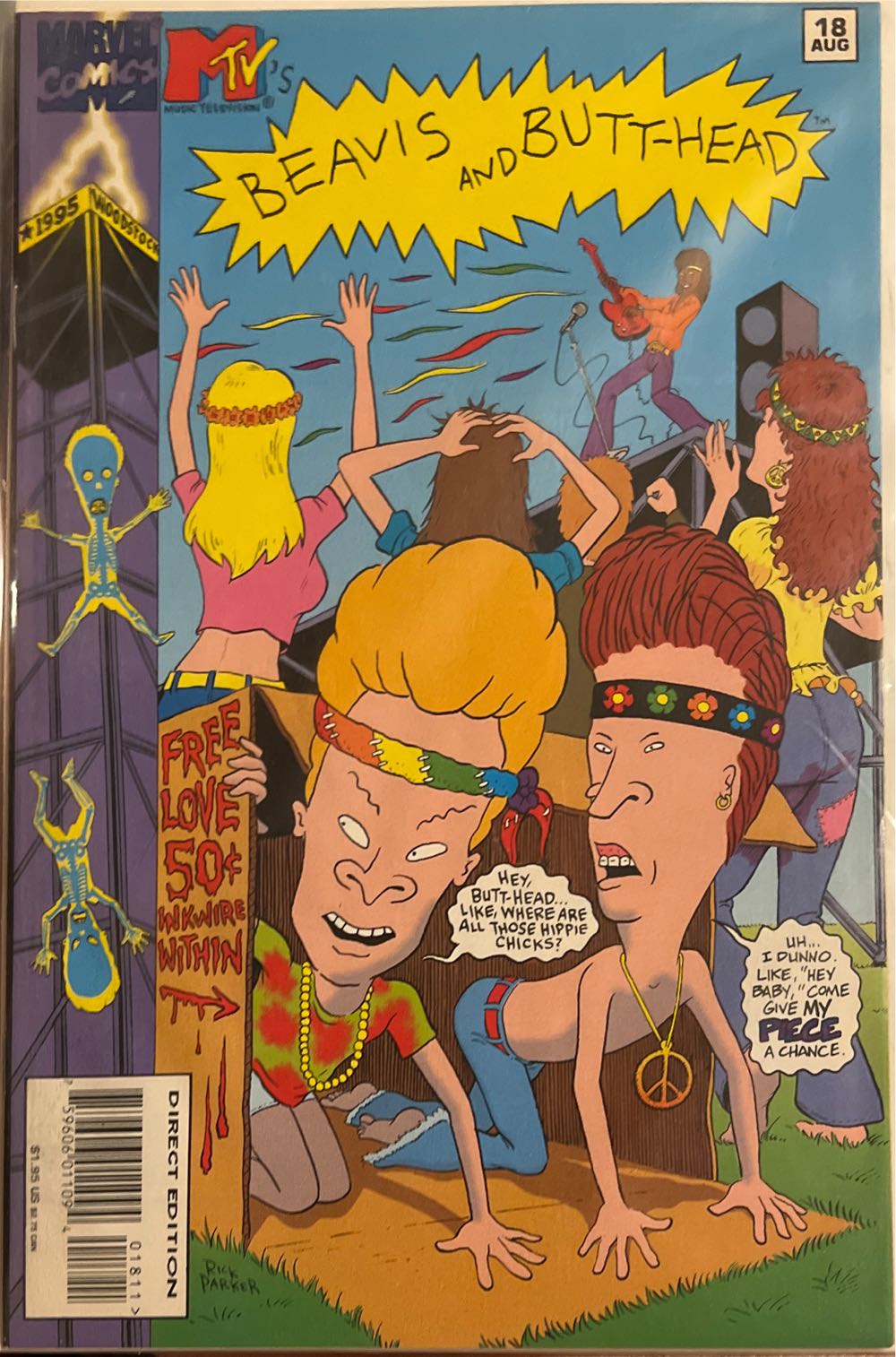 Beavis And Butt-head - Marvel Comics (13-21) comic book collectible [Barcode 009281011095] - Main Image 3