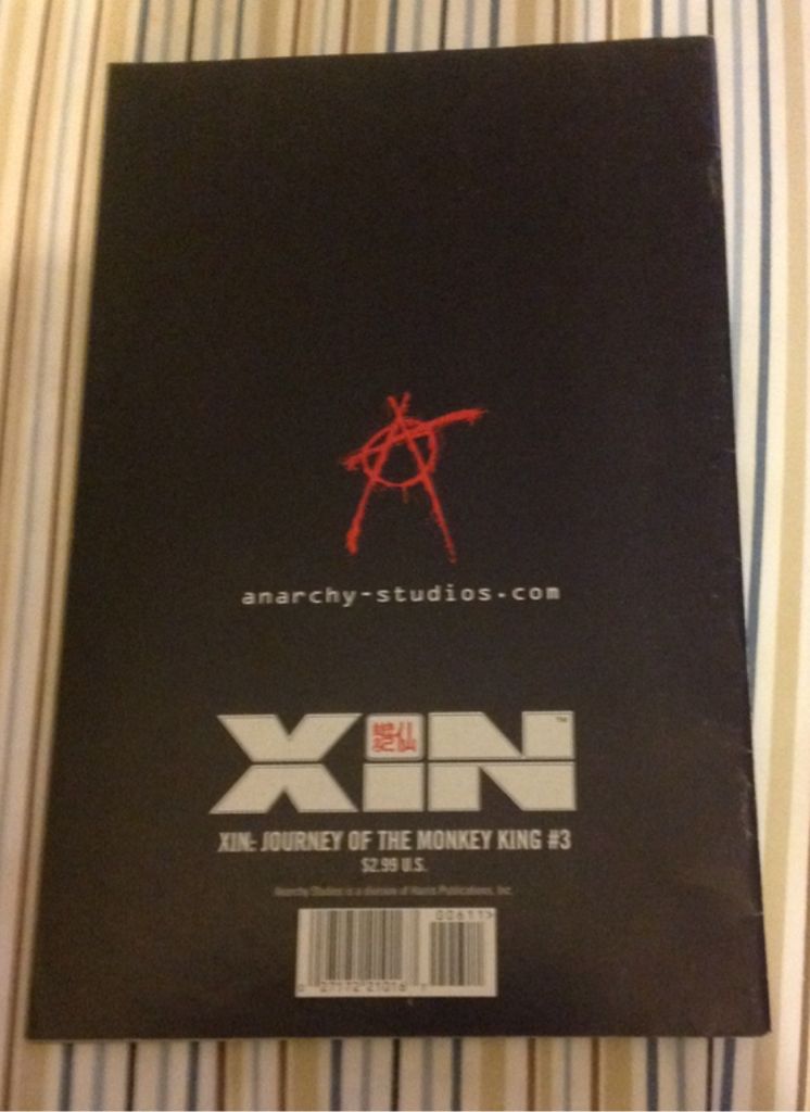 Xin: Journey Of The Monkey King - Anarchy Studios (3 - 06/2003) comic book collectible [Barcode 027172210167] - Main Image 2