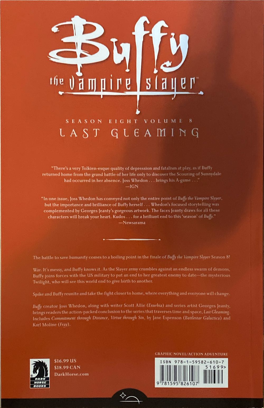 Buffy The Vampire Slayer Season 8 - Dark Horse Books (36-40 - Jun 2011) comic book collectible [Barcode 978159582610751699] - Main Image 2