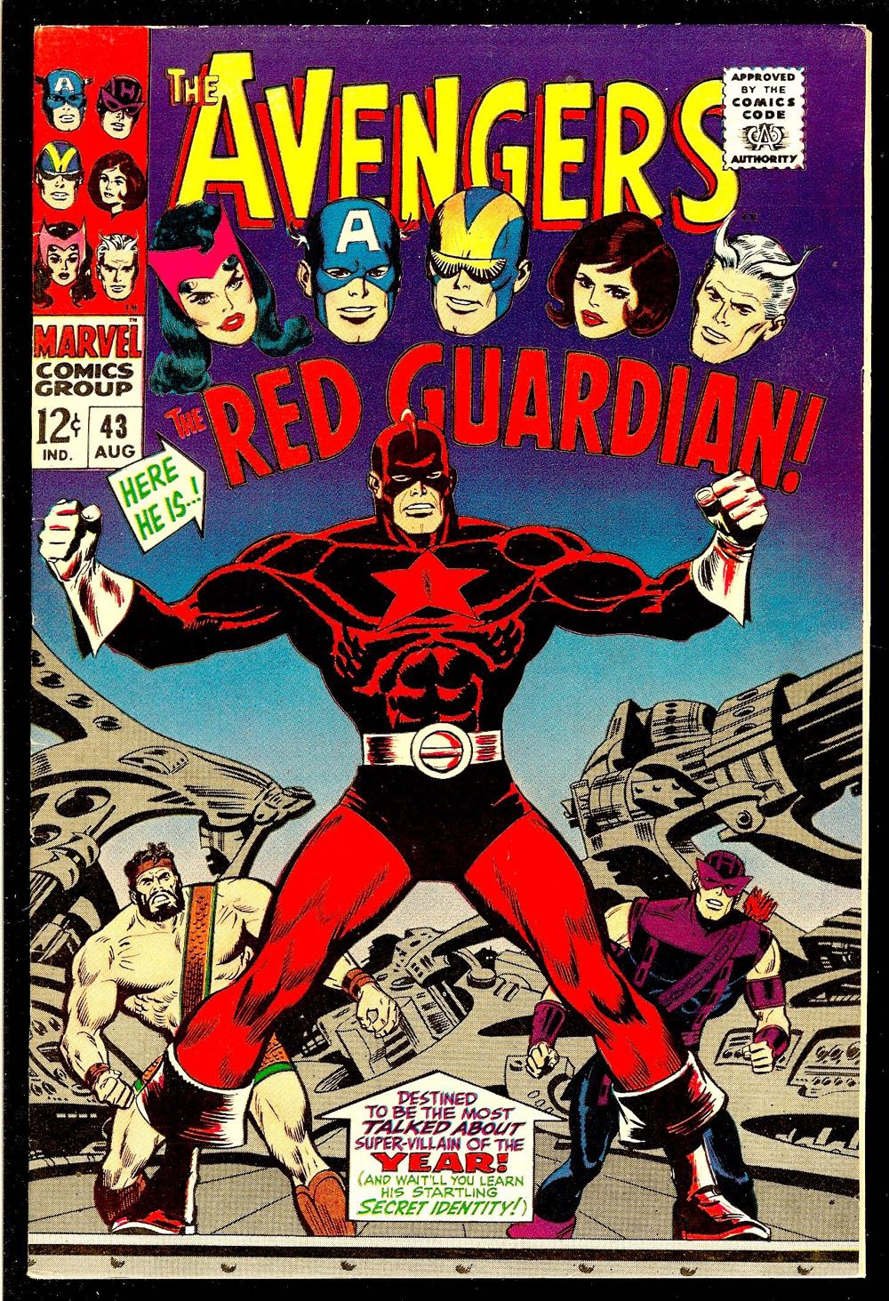 Avengers - Marvel Comics Group (43 - May 1977) comic book collectible [Barcode 071486021445] - Main Image 2