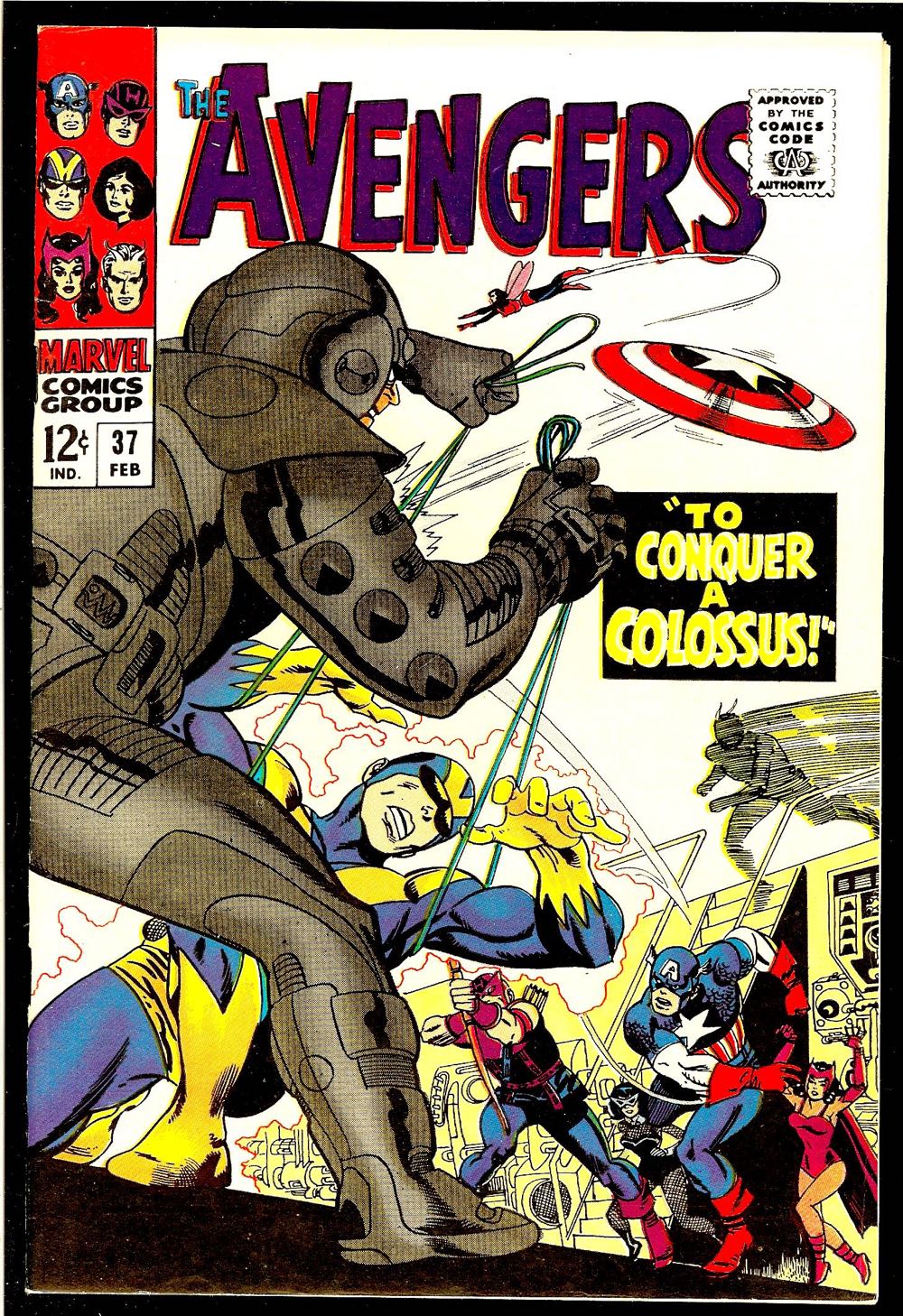 Avengers - Marvel Comics Group (36 - May 1976) comic book collectible [Barcode 071486021445] - Main Image 3