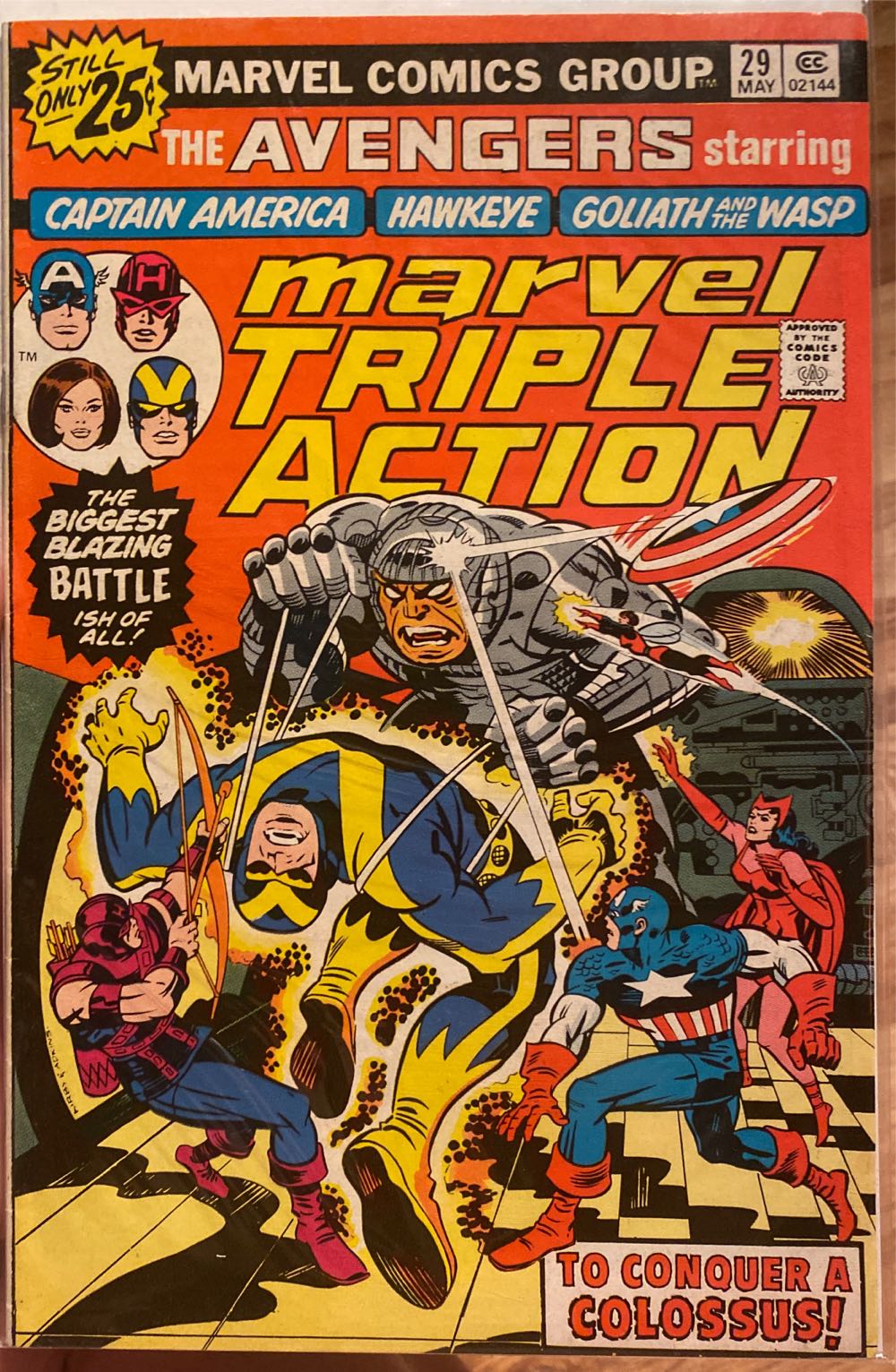 Avengers - Marvel Comics Group (36 - May 1976) comic book collectible [Barcode 071486021445] - Main Image 4