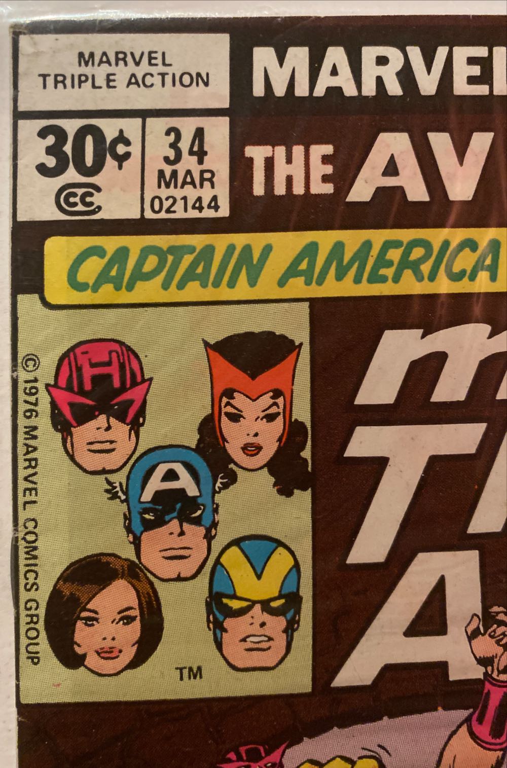 Avengers - Marvel Comics Group (42 - Mar 1977) comic book collectible [Barcode 071486021445] - Main Image 3