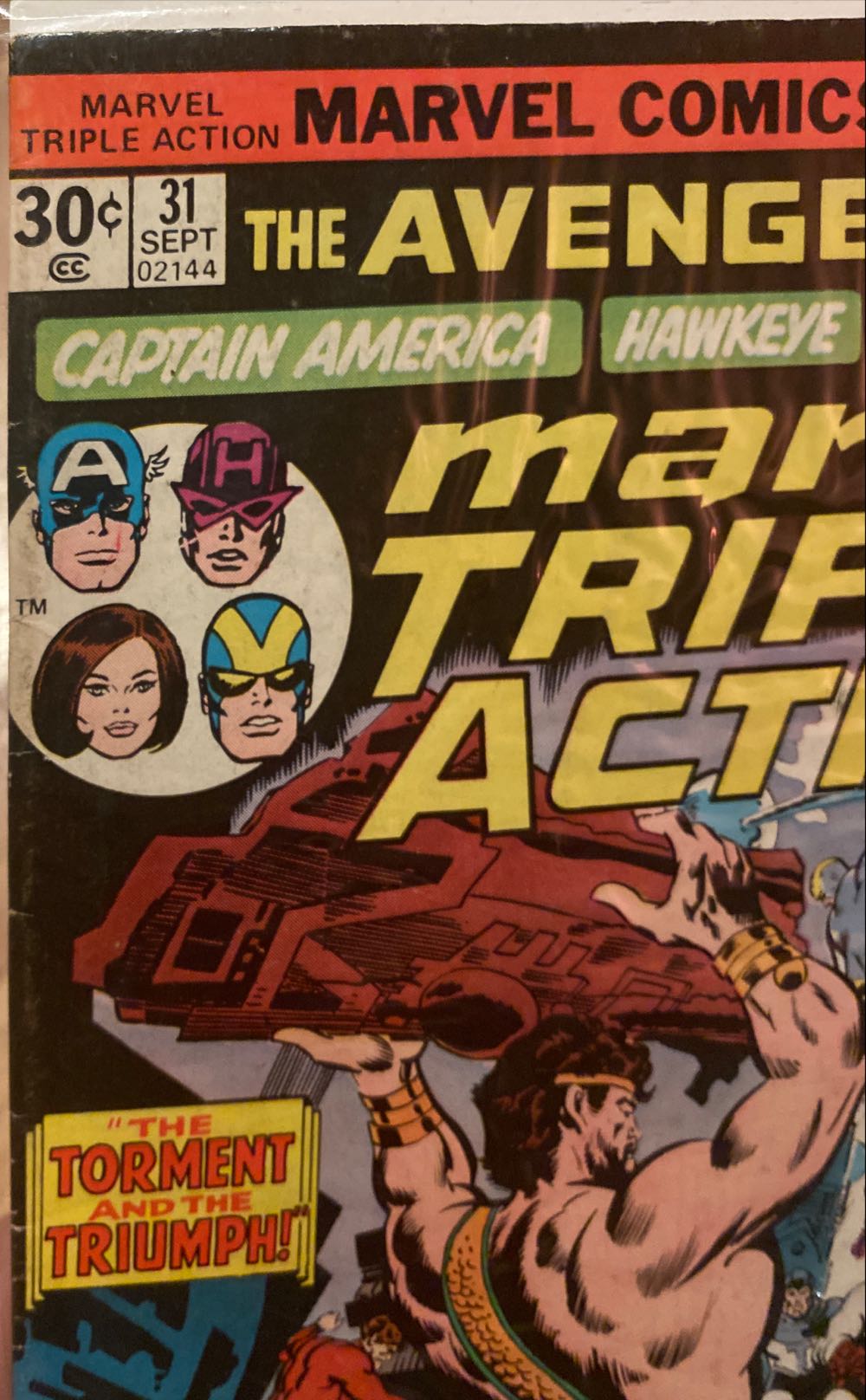 Marvel Triple Action - Marvel (31 - Sep 1976) comic book collectible [Barcode 071486021445] - Main Image 3