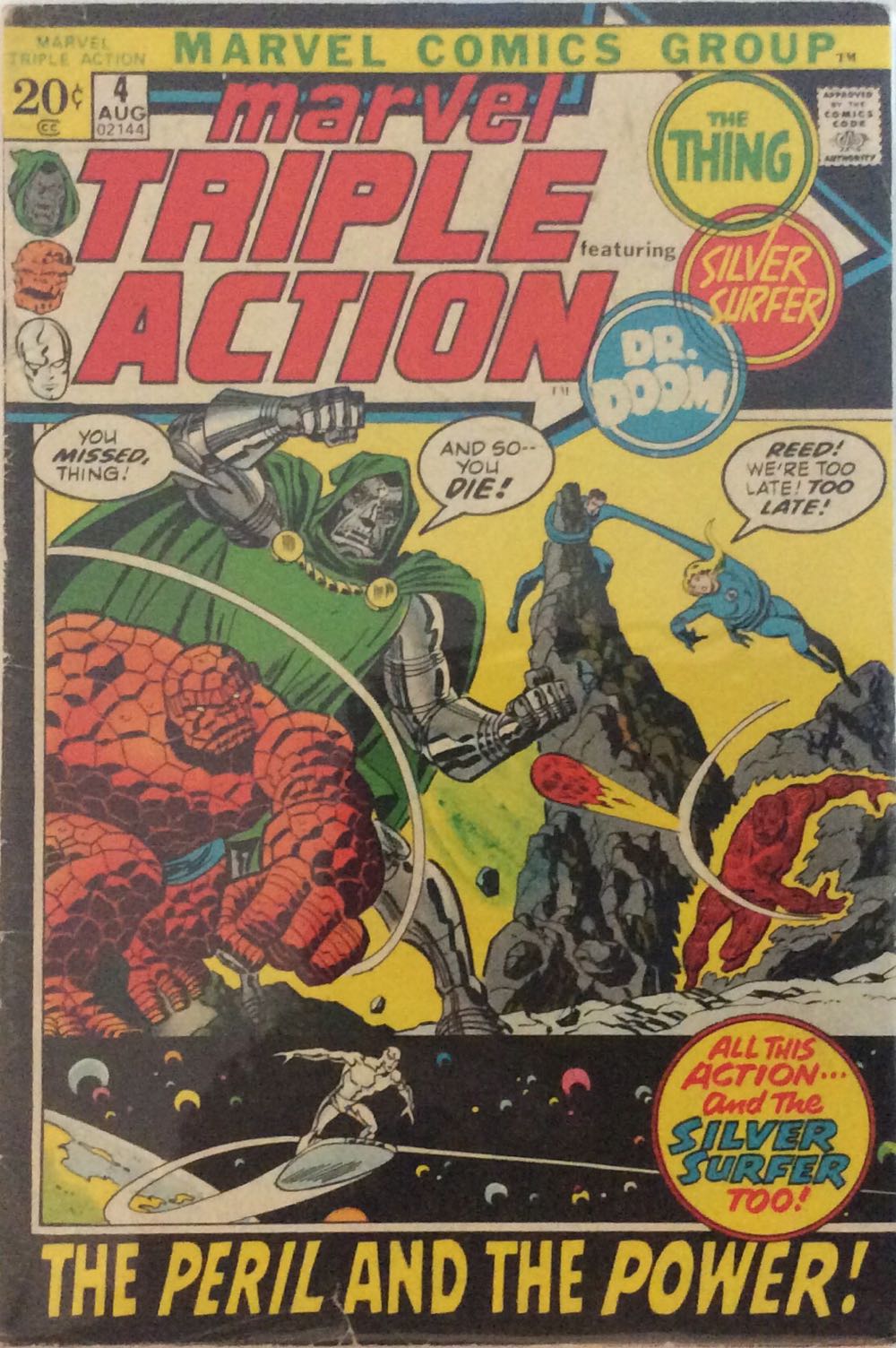 Marvel Triple Action - Marvel Comics (4 - Aug 1972) comic book collectible - Main Image 2