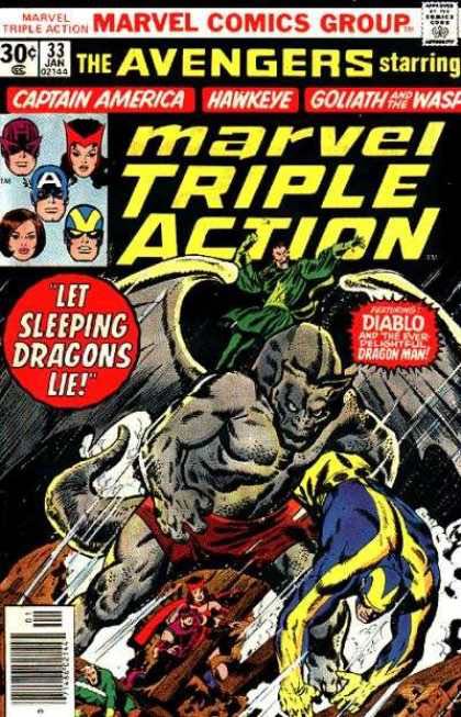 Avengers Marvel Triple Action V1 #33 - Marvel Comics Group (33) comic book collectible - Main Image 1