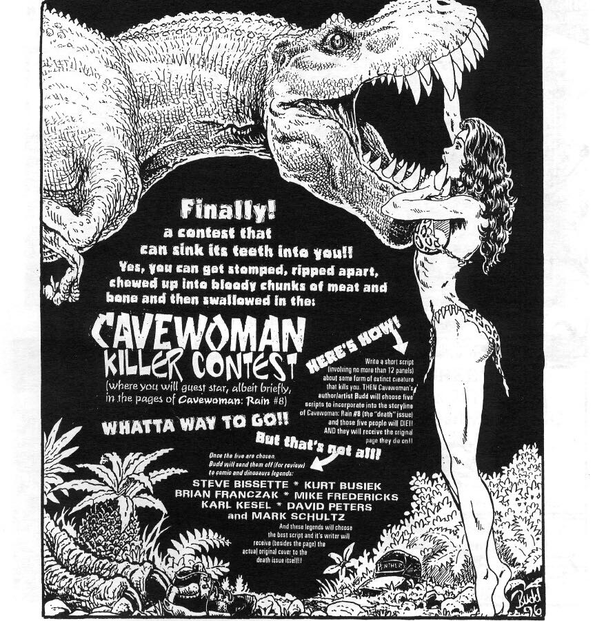 Cavewoman: Rain - Caliber Comics (6 - Feb 1997) comic book collectible [Barcode 69] - Main Image 3