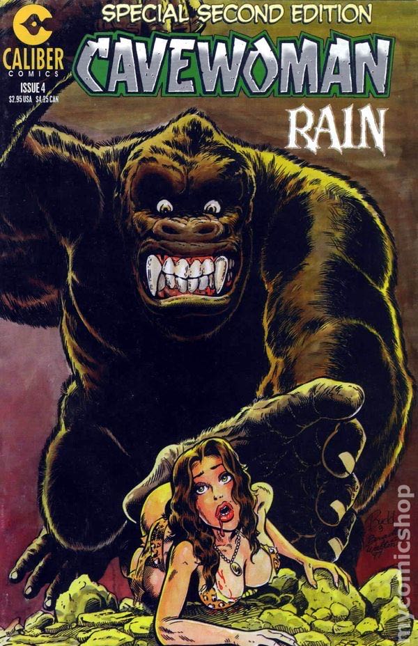 Cavewoman: Rain - Caliber Comics (6 - Feb 1997) comic book collectible [Barcode 69] - Main Image 4