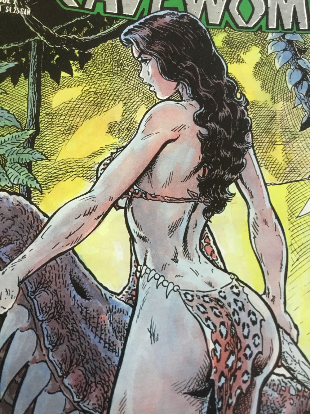Cavewoman: Rain - Caliber Comics (7 - Jan 1996) comic book collectible [Barcode 69] - Main Image 2