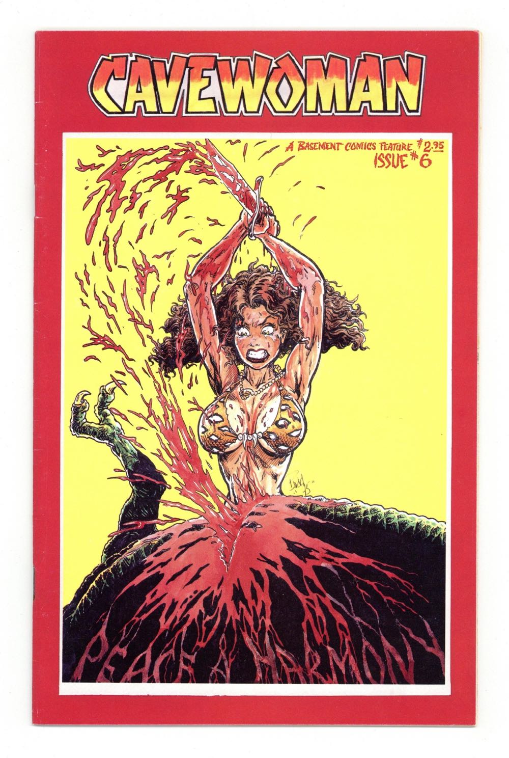 Cavewoman: Rain - Caliber Comics (7 - Jan 1996) comic book collectible [Barcode 69] - Main Image 3