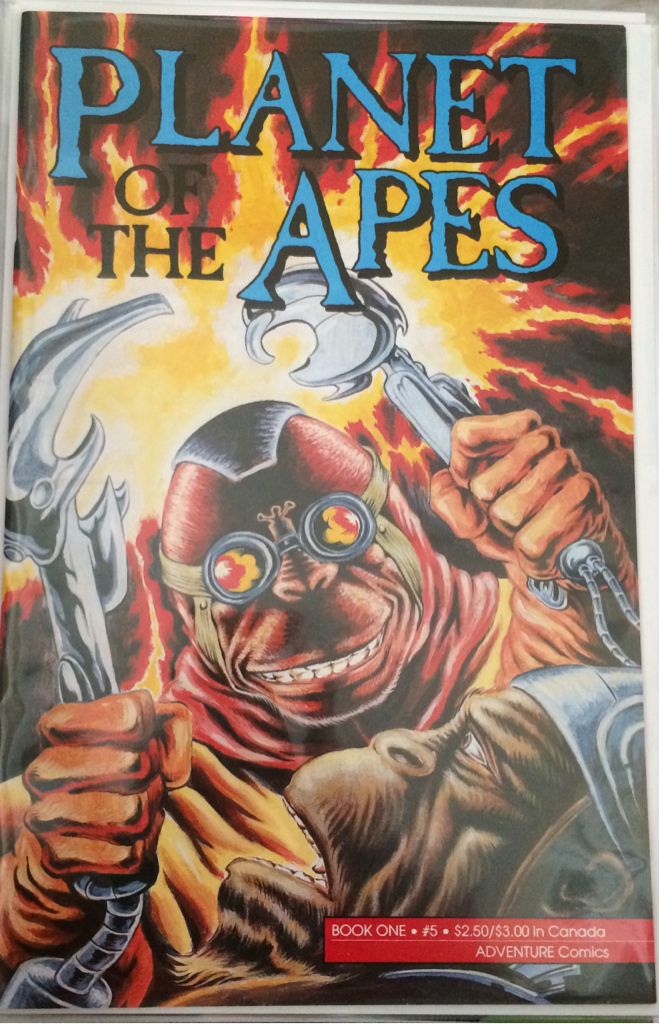 Planet of the Apes - Adventure Comics (5 - Aug 1990) comic book collectible [Barcode 844284002141] - Main Image 1