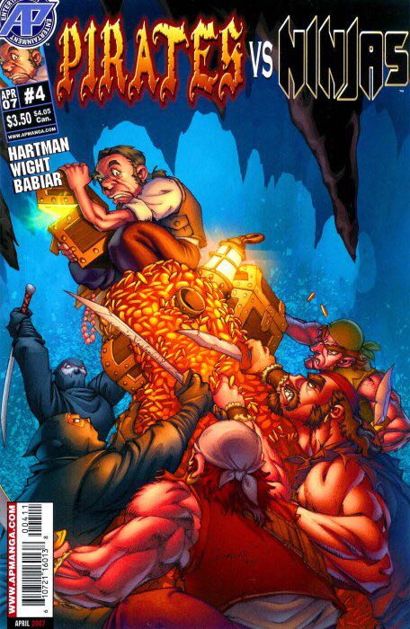 Pirates Vs Ninjas  (4) comic book collectible [Barcode 610721160206] - Main Image 1