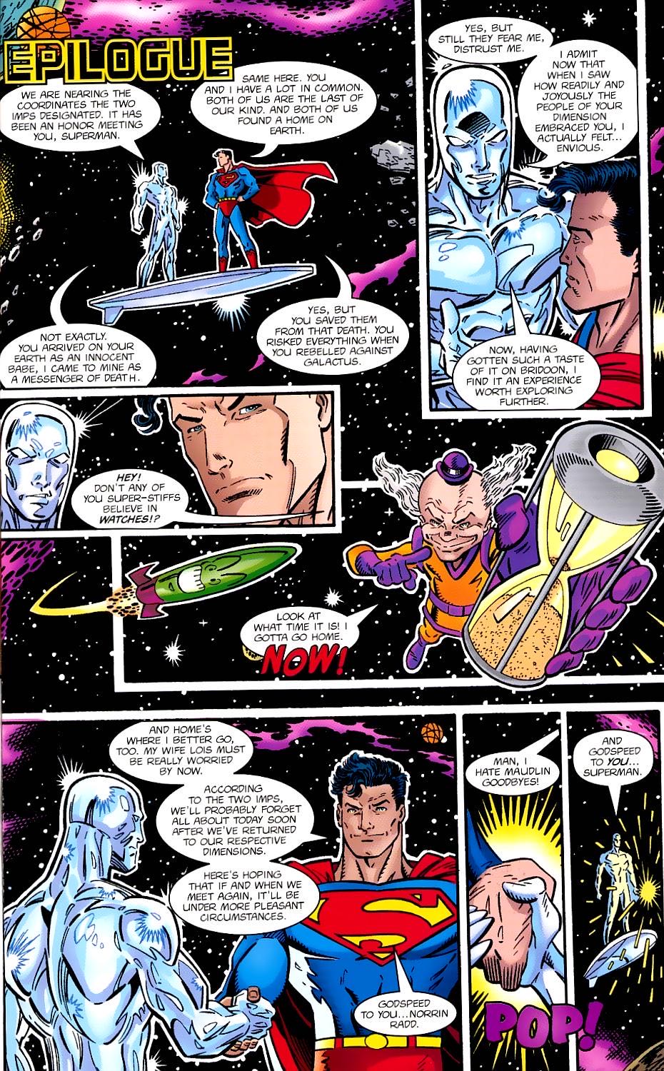 Silver Surfer / Superman - Marvel Comics (1 - Nov 1996) comic book collectible [Barcode 071486037378] - Main Image 4