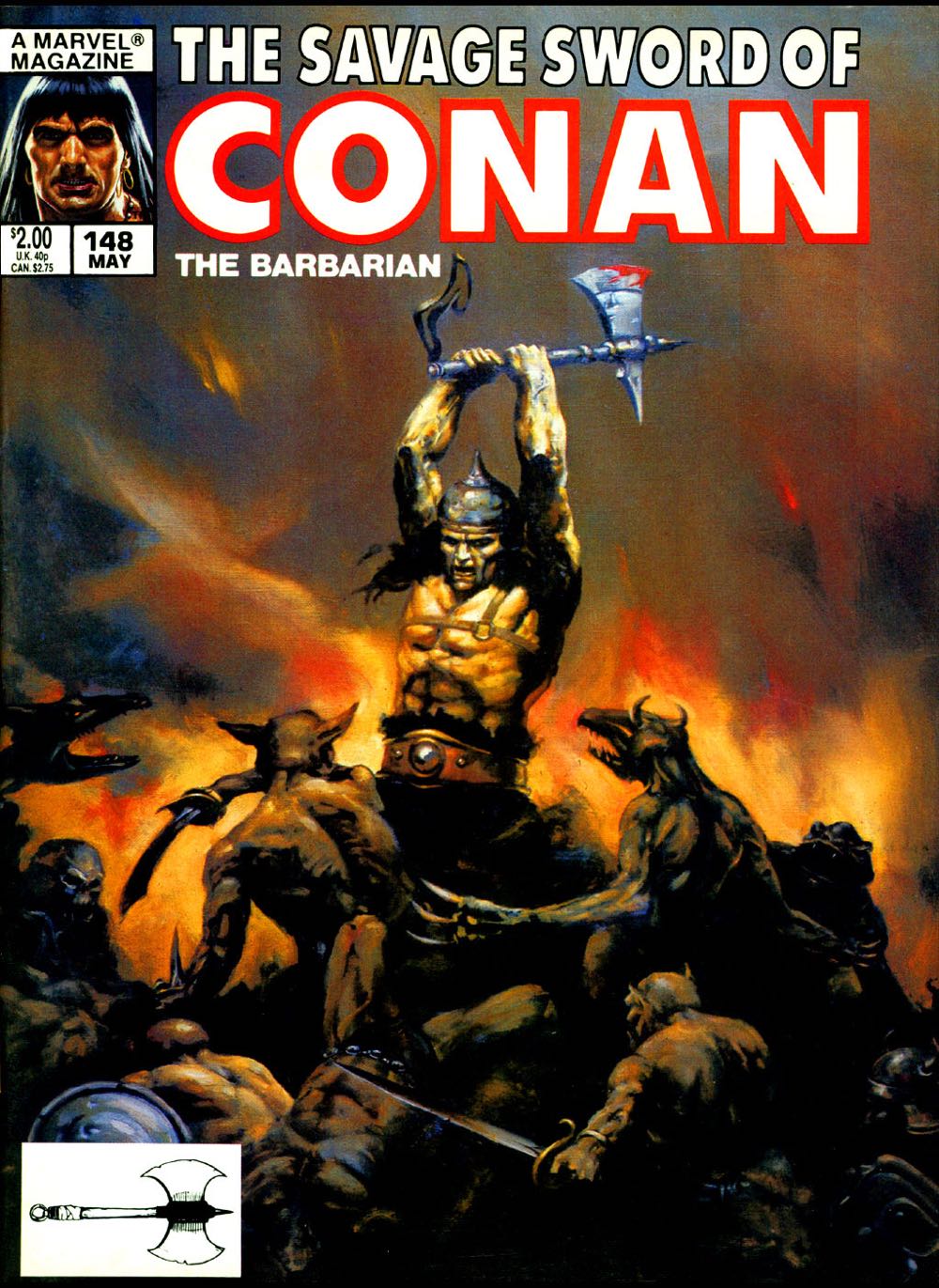 Savage Sword Of Conan, The - Marvel Magazine (107 - Dec 1984) comic book collectible [Barcode 071486029298] - Main Image 4