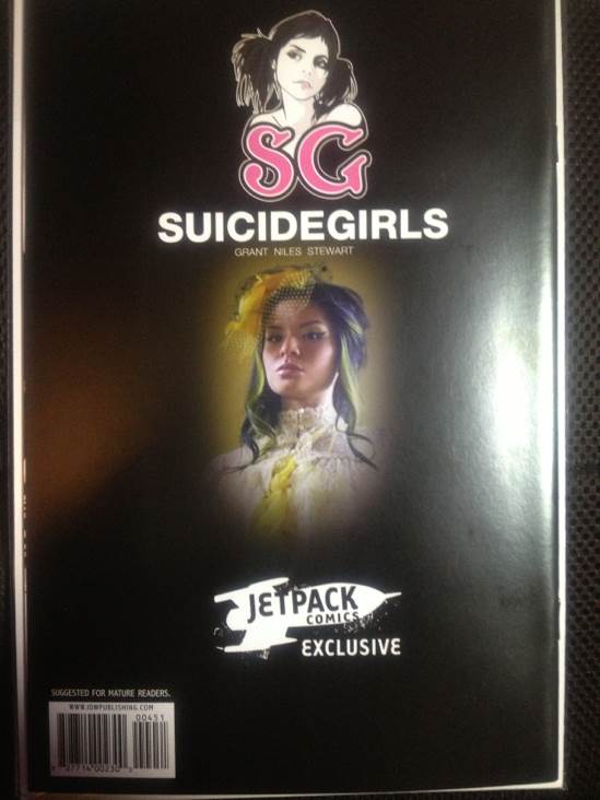 Suicide Girls - IDW (4 - 06/2011) comic book collectible [Barcode 827714002300] - Main Image 2