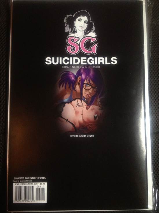 Suicide Girls - IDW (2 - 04/2011) comic book collectible [Barcode 827714002300] - Main Image 2