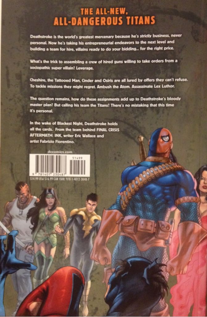 Titans: Villains For Hire - DC Comics (1) comic book collectible [Barcode 9781401230487] - Main Image 2