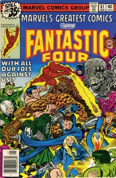 Marvel’s Greatest Comics - Marvel Comics (81 - 01/1979) comic book collectible [Barcode 071486024682] - Main Image 1