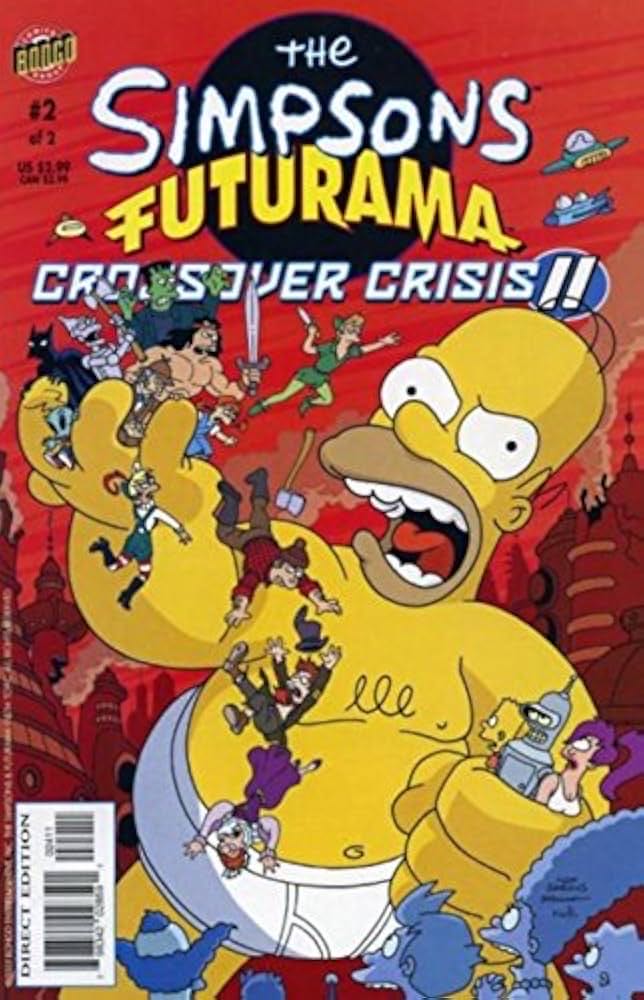 Futurama Simpsons Infinity Secret Crossover Crisis - Bongo Comics Group (2) comic book collectible [Barcode 9324632001978] - Main Image 4