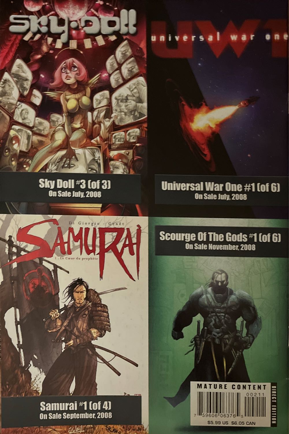 Sky Doll - Marvel (2 - Aug 2008) comic book collectible [Barcode 759606063765] - Main Image 2