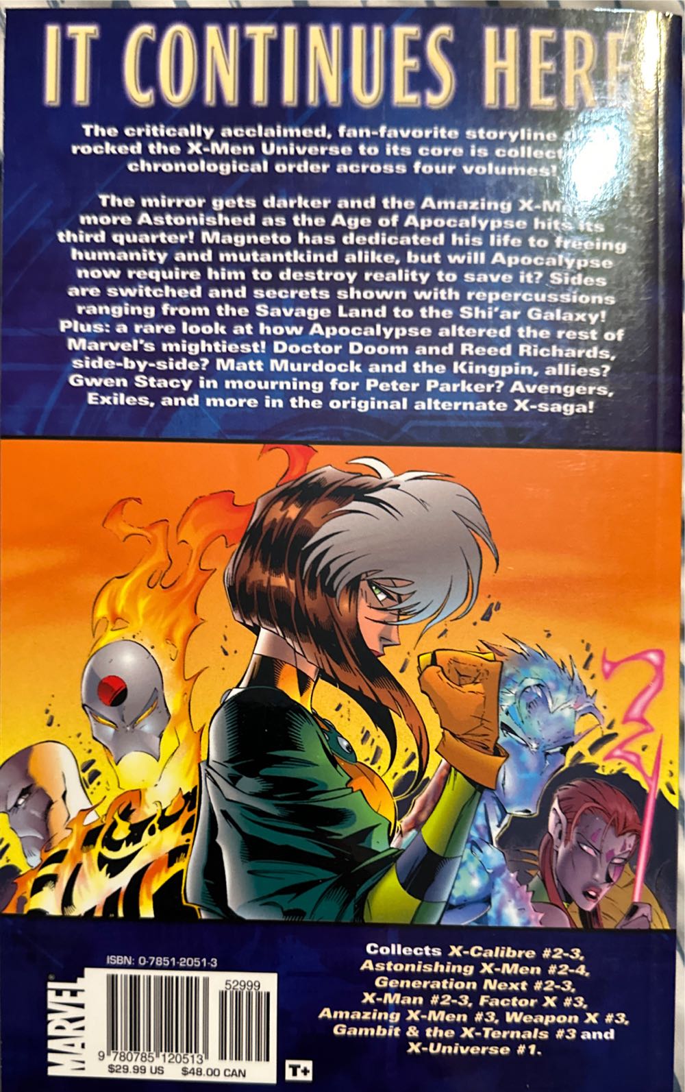 X-Men: The Complete Age Of Apocalypse Epic 3 - Marvel (3) comic book collectible [Barcode 9780785120513] - Main Image 2