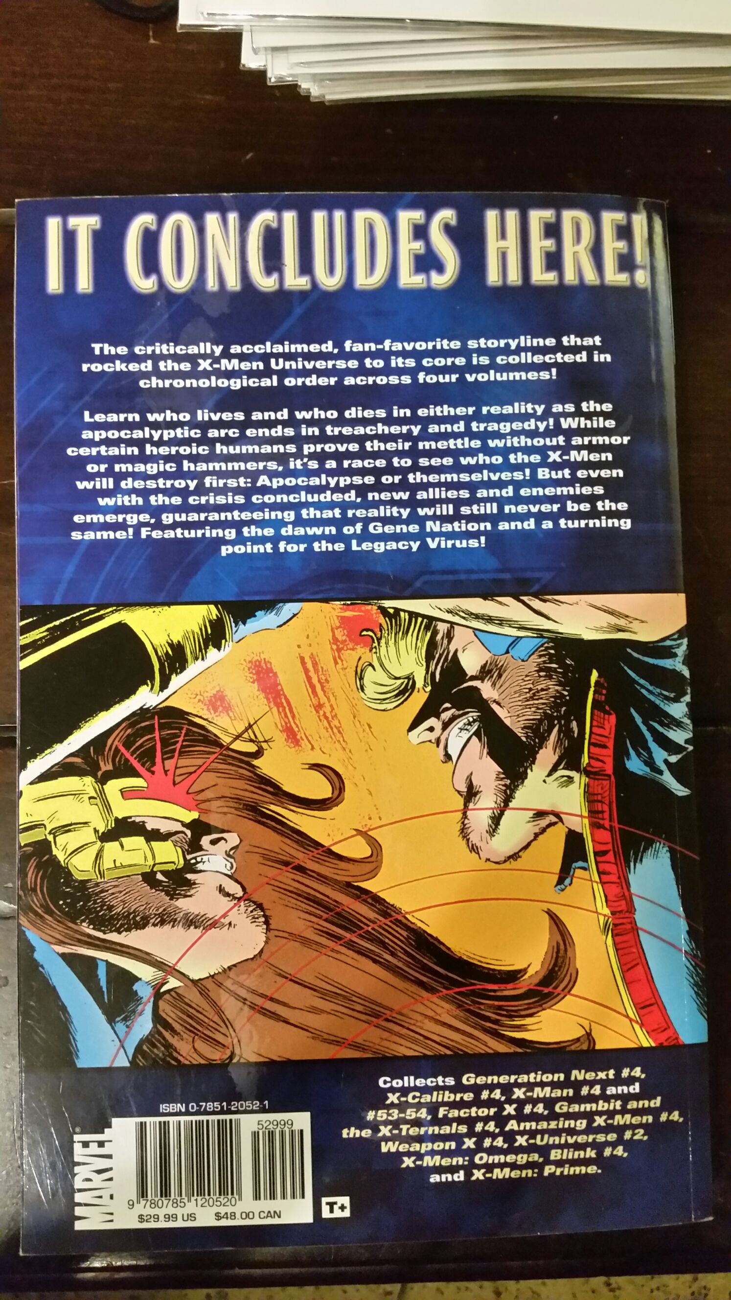 X-Men: The Complete Age Of Apocalypse Epic - Marvel (4) comic book collectible [Barcode 9780785120520] - Main Image 2