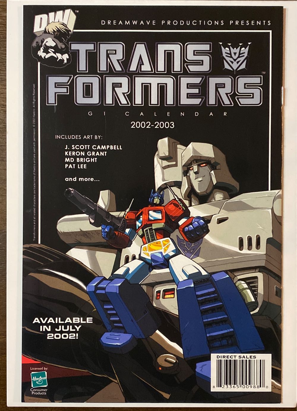 Transformers: Generation 1 - Dreamwave Productions (2 - May 2002) comic book collectible [Barcode 823365009880] - Main Image 3