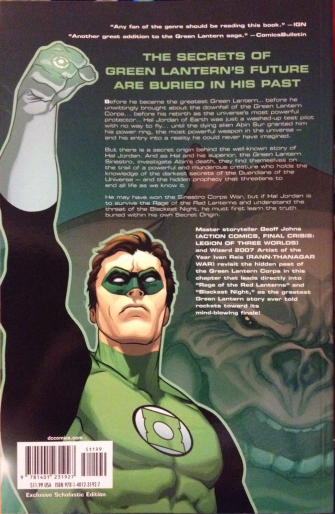 Green Lantern: Secret Origin - DC Comics comic book collectible - Main Image 2