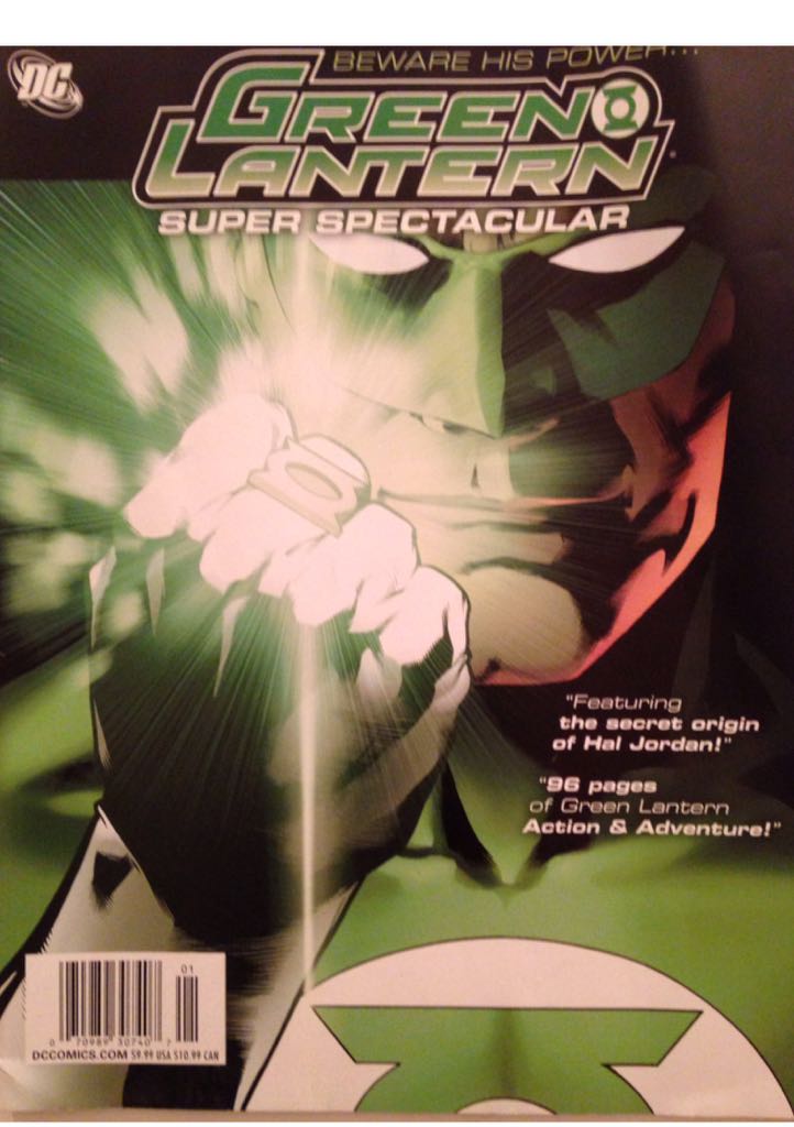 Green Lantern (Vol. 4) Super Spectacular - DC (1 - Aug 2011) comic book collectible [Barcode 070989307407] - Main Image 1