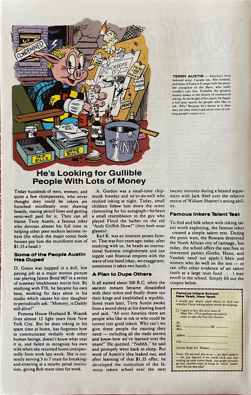 What The ?! (1988) - Marvel (1 - Aug 1988) comic book collectible - Main Image 3