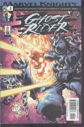 Marvel Knights Ghost Rider  (5 - Dec 2001) comic book collectible [Barcode 759606051038] - Main Image 2