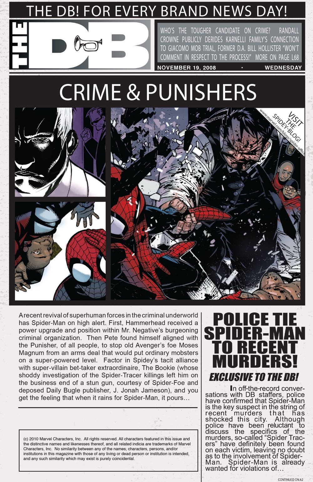 Amazing Spider-Man, The Vol. 2 - Marvel Comics (578 - Jan 2009) comic book collectible [Barcode 759606047161] - Main Image 2