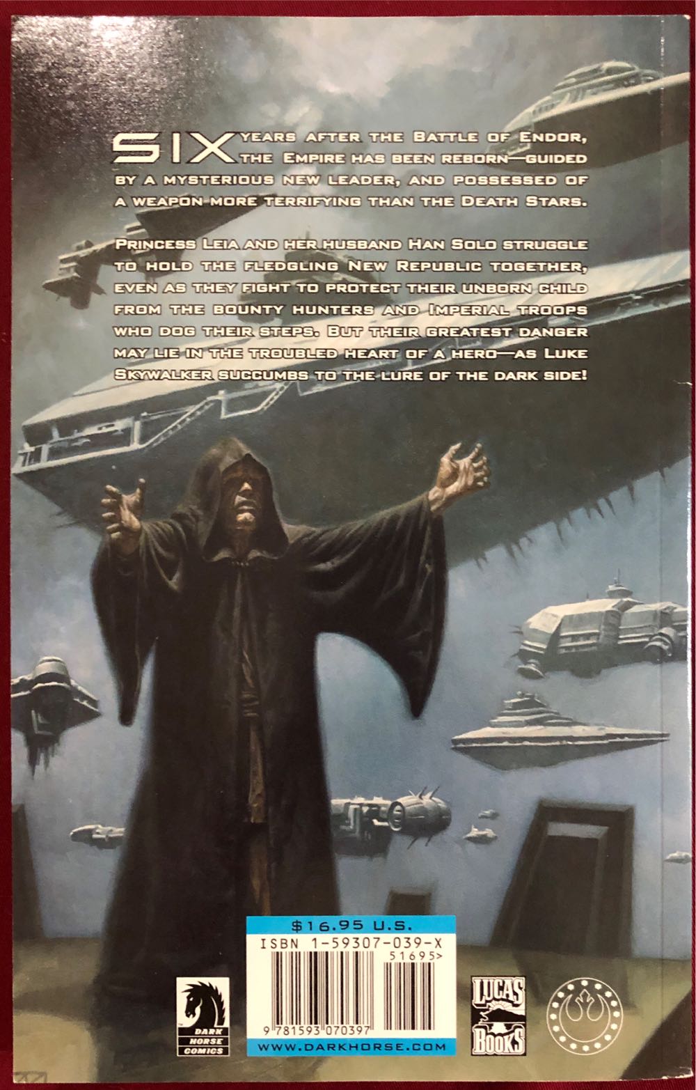 Star Wars: Dark Empire I - Dark Horse Comics (1) comic book collectible [Barcode 9781593070397] - Main Image 2
