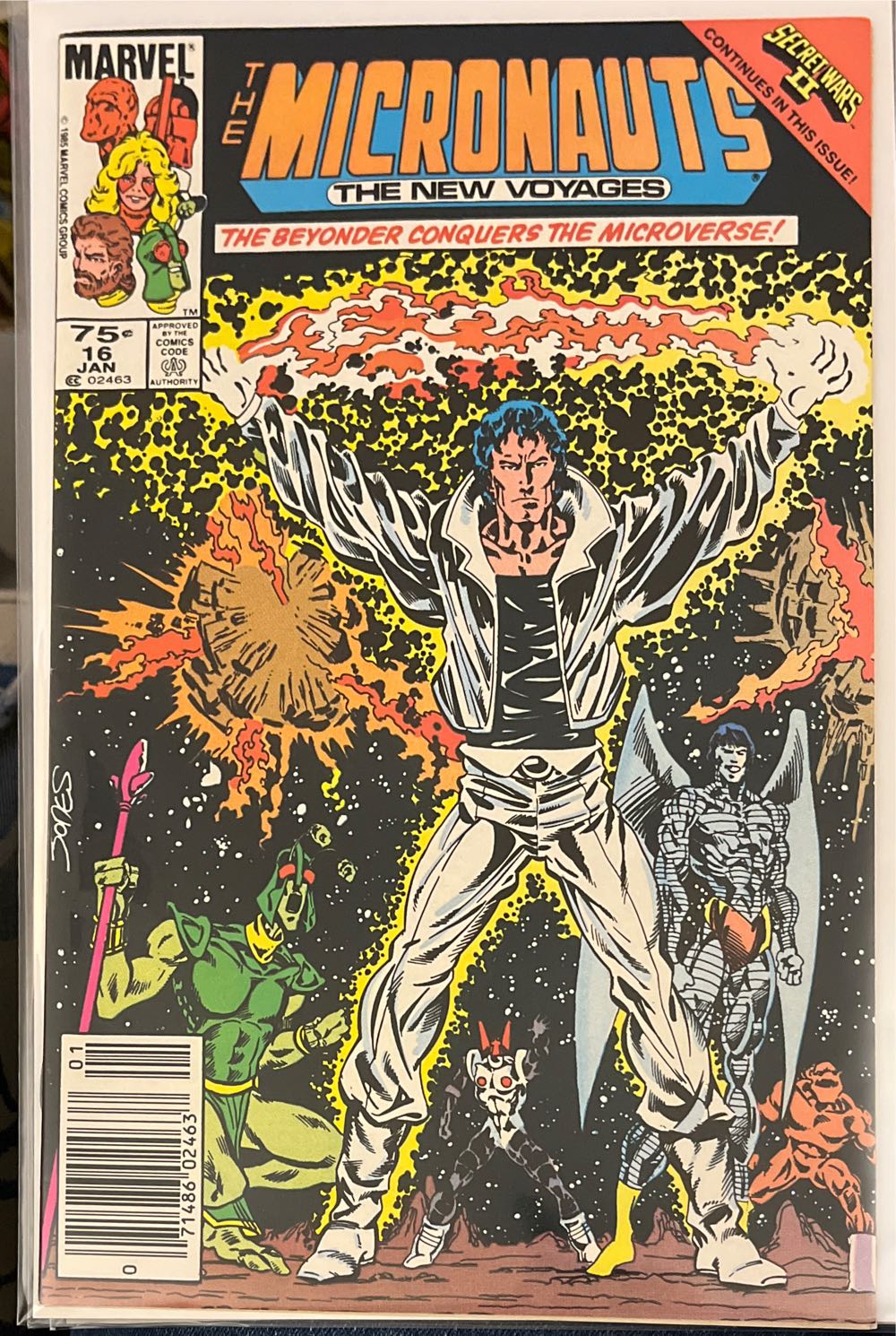 Micronauts: The New Voyage - Marvel Comics (17) comic book collectible [Barcode 071486024637] - Main Image 2