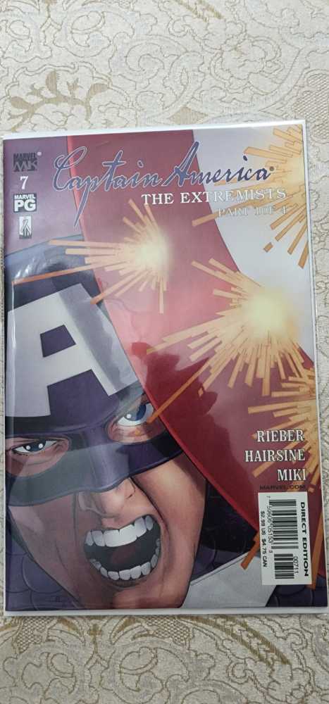 Captain America vol4 - Marvel comics (7 - Feb 2003) comic book collectible [Barcode 759606051533] - Main Image 2