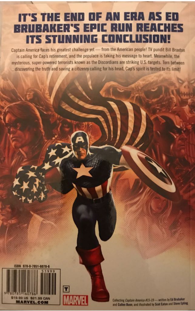 Captain America by Ed Brubaker Vol.4  - Marvel (15) comic book collectible [Barcode 978078516078651999] - Main Image 2