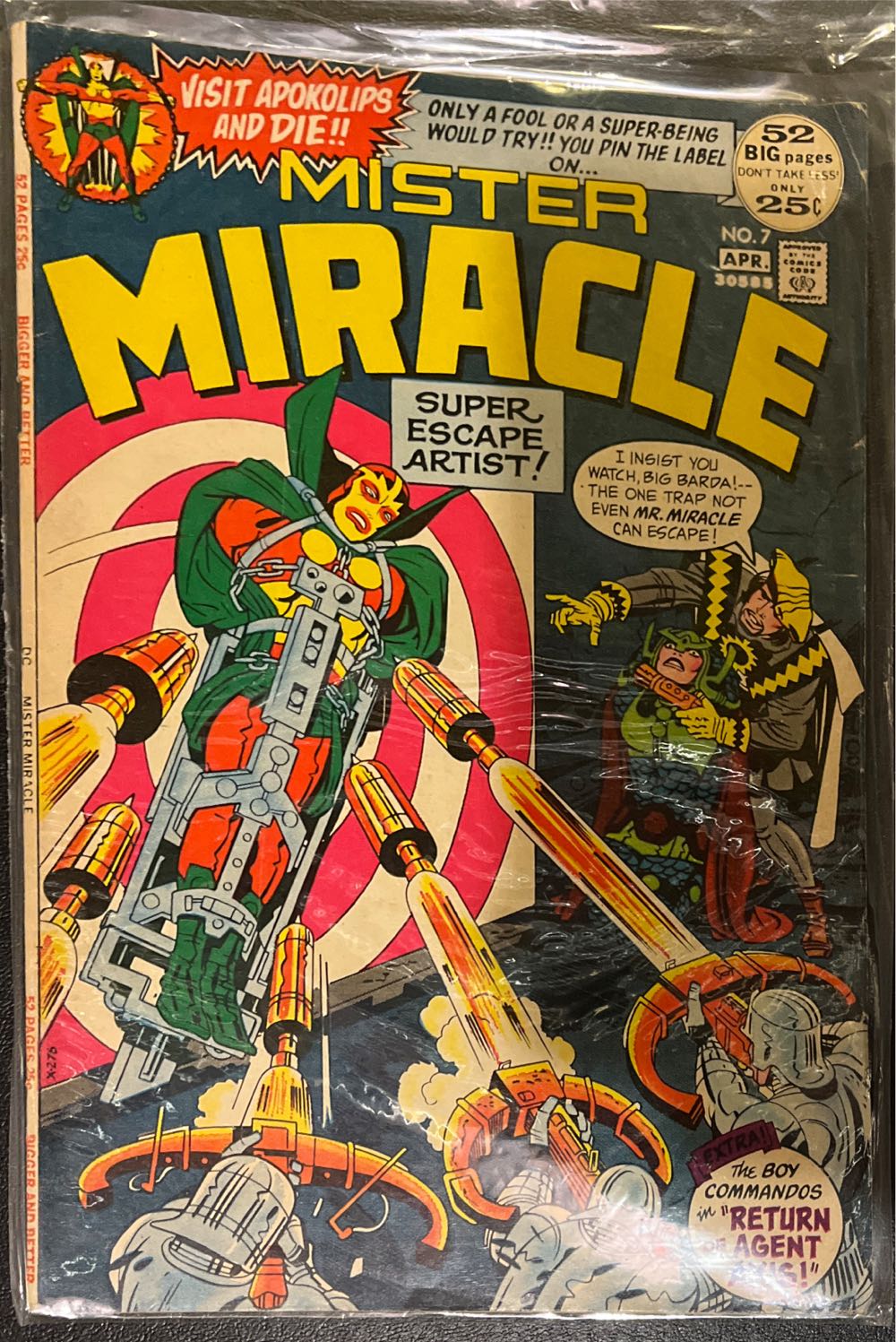Mister Miracle #7 - DC (7 - Apr 1972) comic book collectible [Barcode 761941206615] - Main Image 2