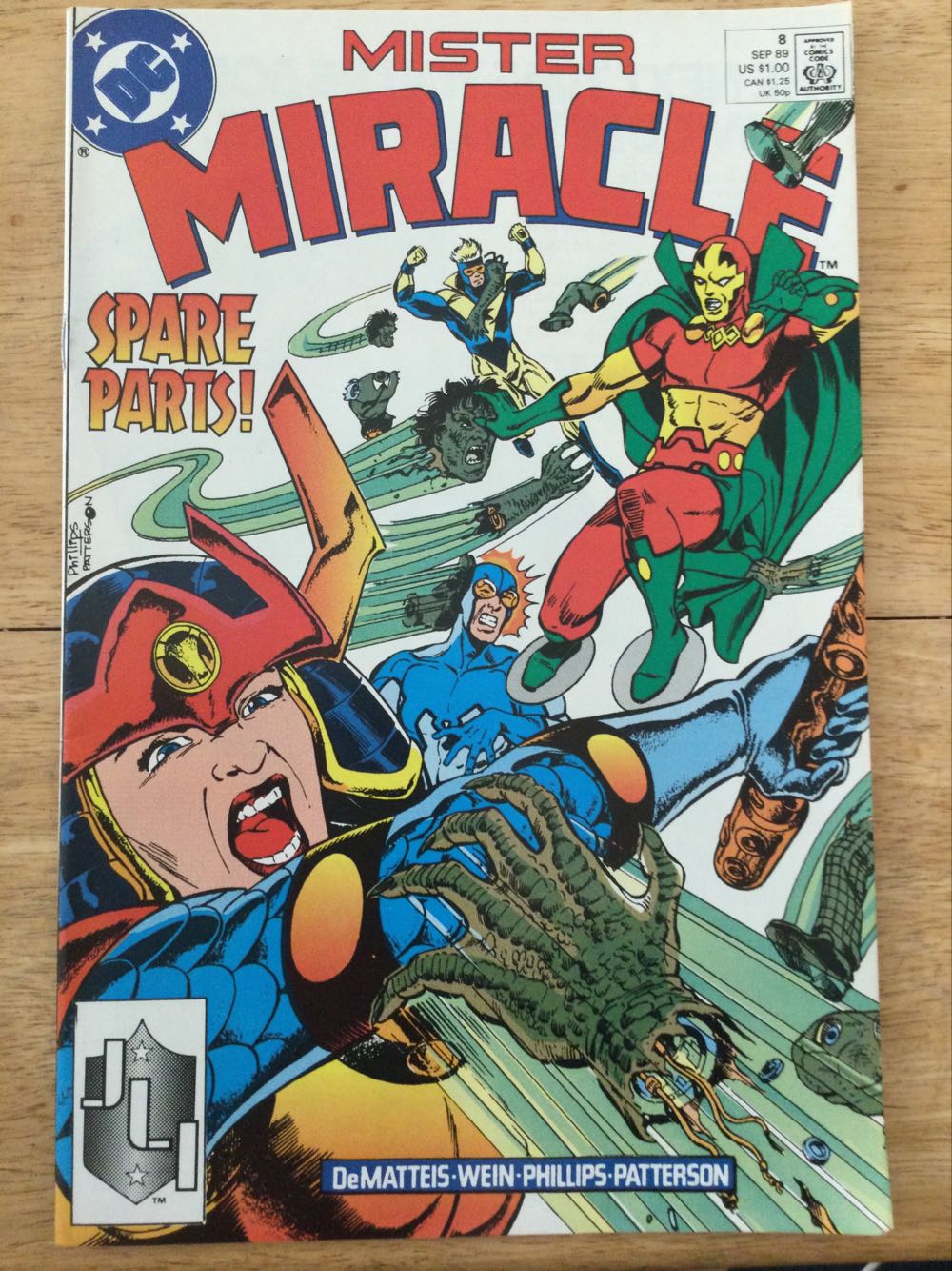 Mister Miracle V2:#8 - DC (8 - Sep 1989) comic book collectible [Barcode 761941206615] - Main Image 3
