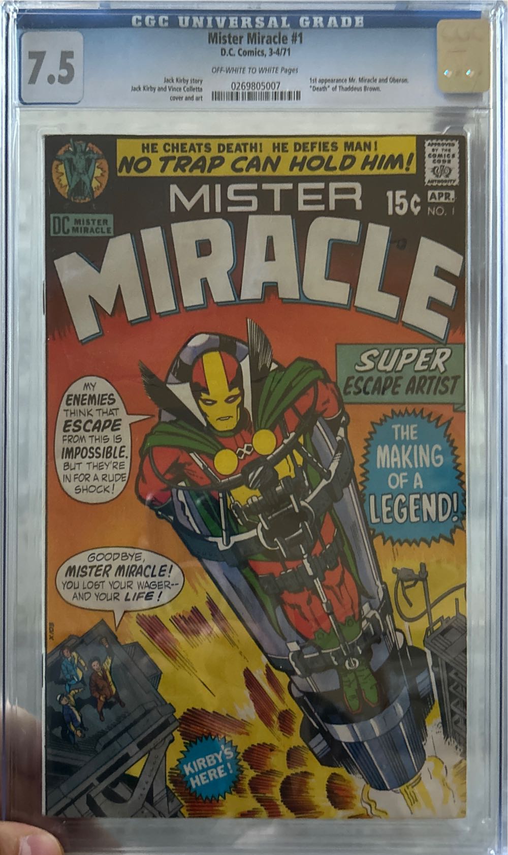 Mister Miracle #1 - DC Comics (1 - Apr 1971) comic book collectible - Main Image 3