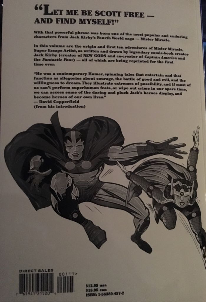 Mister Miracle - DC Comics (1) comic book collectible [Barcode 76194121520400111] - Main Image 2