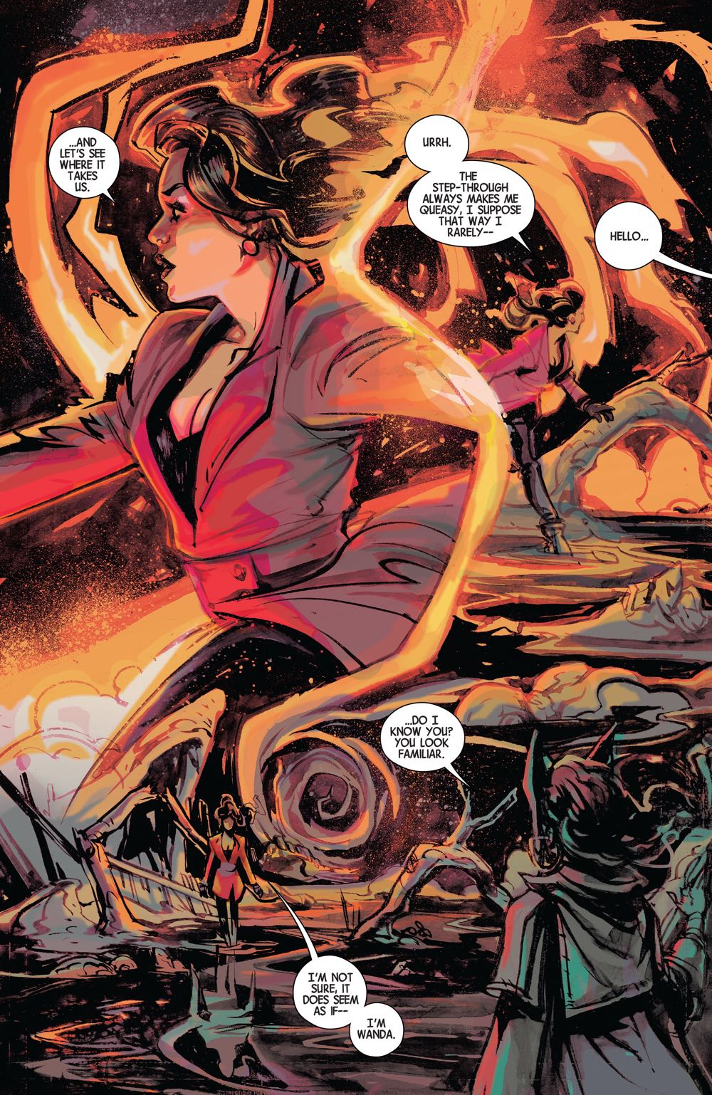 Scarlet Witch - Marvel 9.6 (1 - Dec 2015) comic book collectible [Barcode 75960608355800111] - Main Image 3