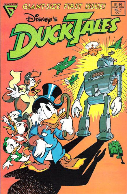 Ducktales, Disney’s - Gladstone (1 - Oct 1988) comic book collectible [Barcode 07148601109510] - Main Image 1