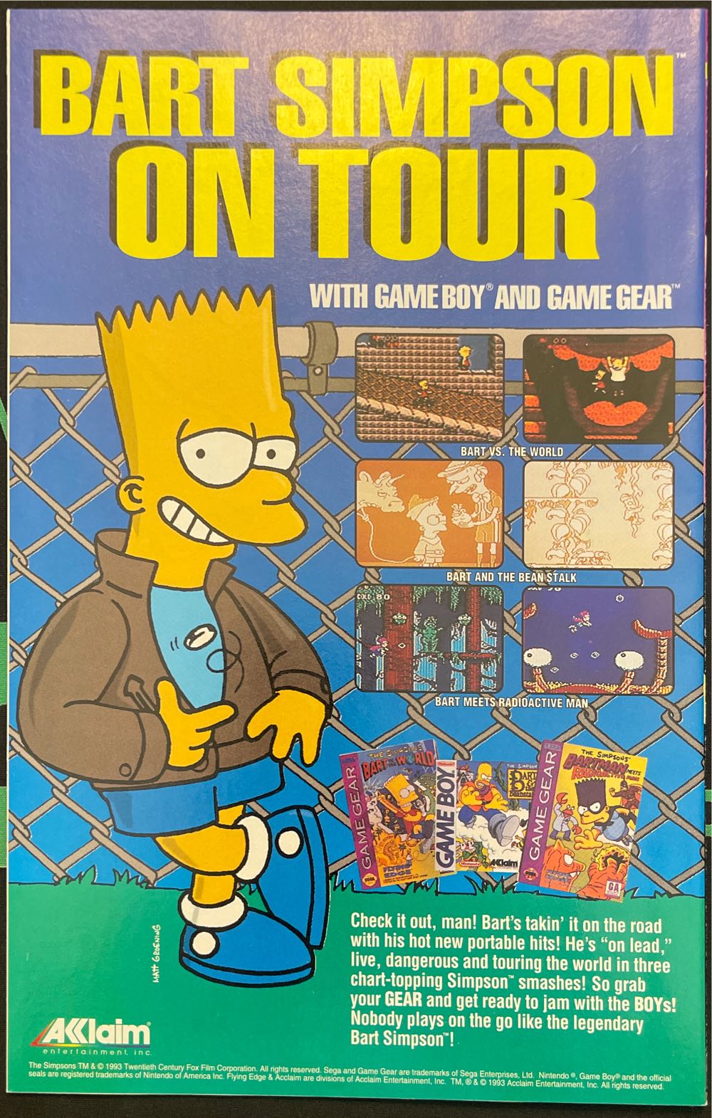 Bartman - Bongo Comics Group (2 - Jan 1994) comic book collectible [Barcode 071486028581] - Main Image 2