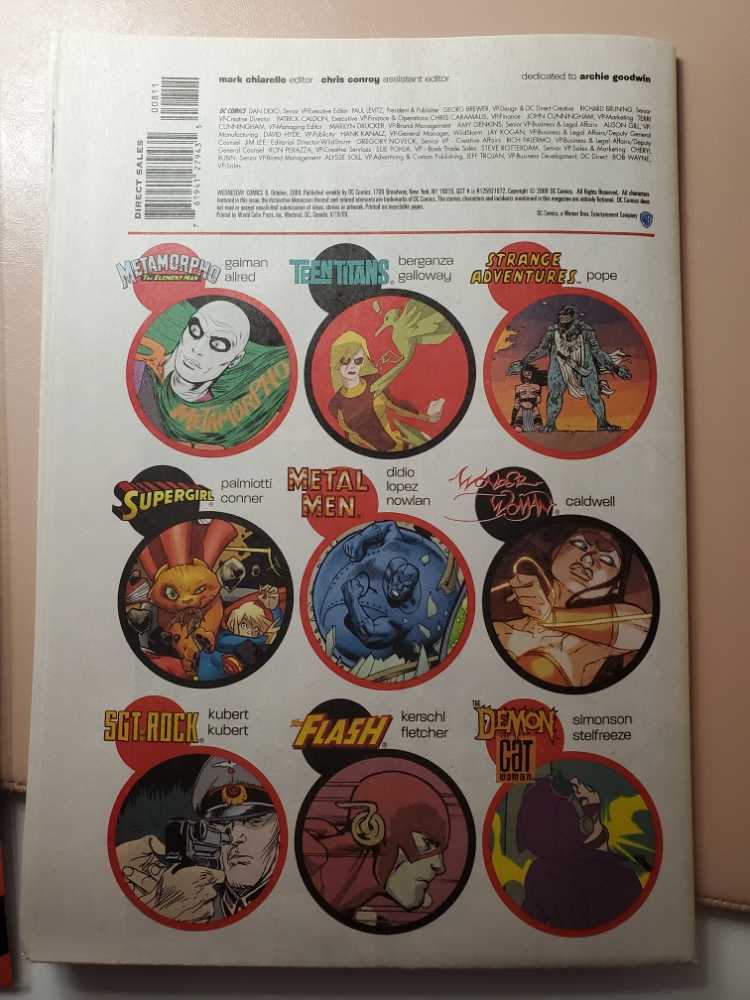 Wednesday Comics #8 - DC Comics (8 - Aug 2009) comic book collectible [Barcode 761941279435] - Main Image 2