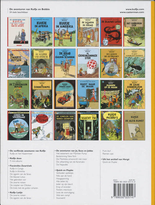 De Schat Van Scharlaken Rackham - Casterman (11) comic book collectible [Barcode 9789030325147] - Main Image 2