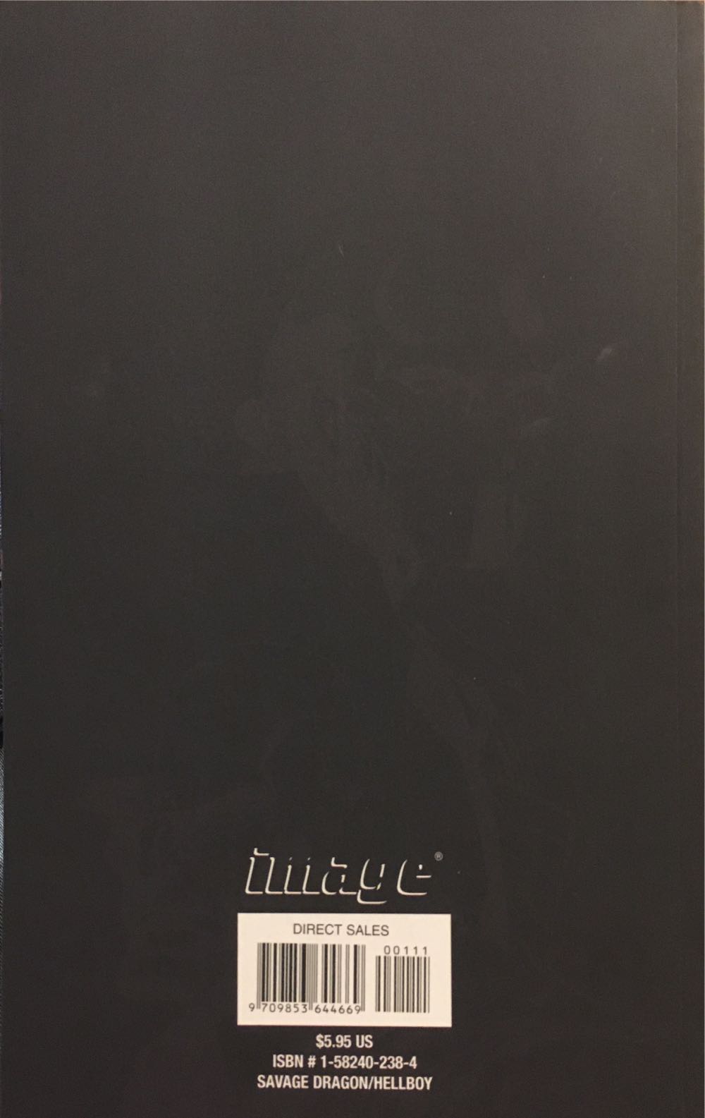 Savage Dragon / Hellboy - Image Comics (1 - Oct 2002) comic book collectible [Barcode 9709853644669] - Main Image 2