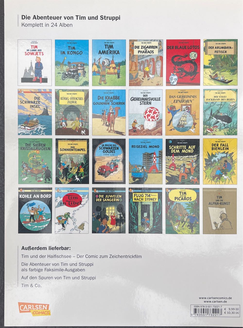 Tim und Struppi: Tim im Kongo - Carlsen Comics (01) comic book collectible [Barcode 9783551732217] - Main Image 2