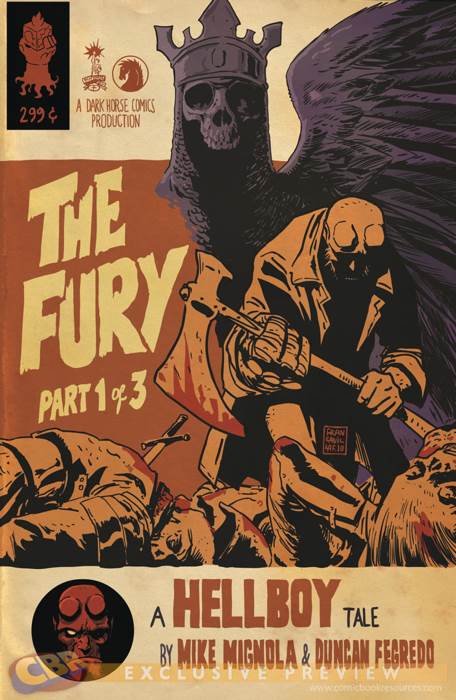 Hellboy: The Fury  (1) comic book collectible [Barcode 761568168969] - Main Image 1