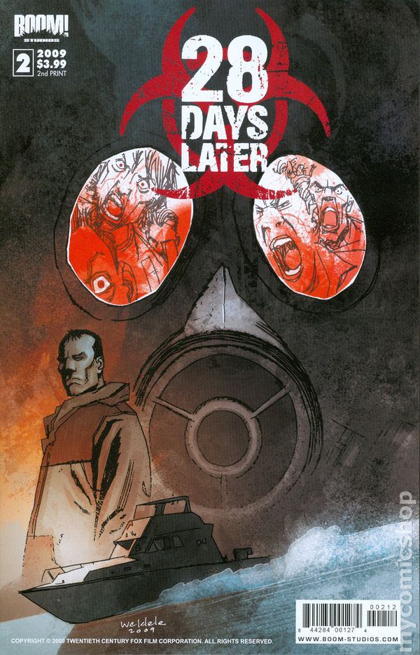 28 Days Later - Boom! Studios (2 - Aug 2009) comic book collectible [Barcode 844284001274] - Main Image 3